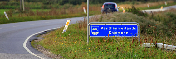 Skilt - Vesthimmerlands Kommune